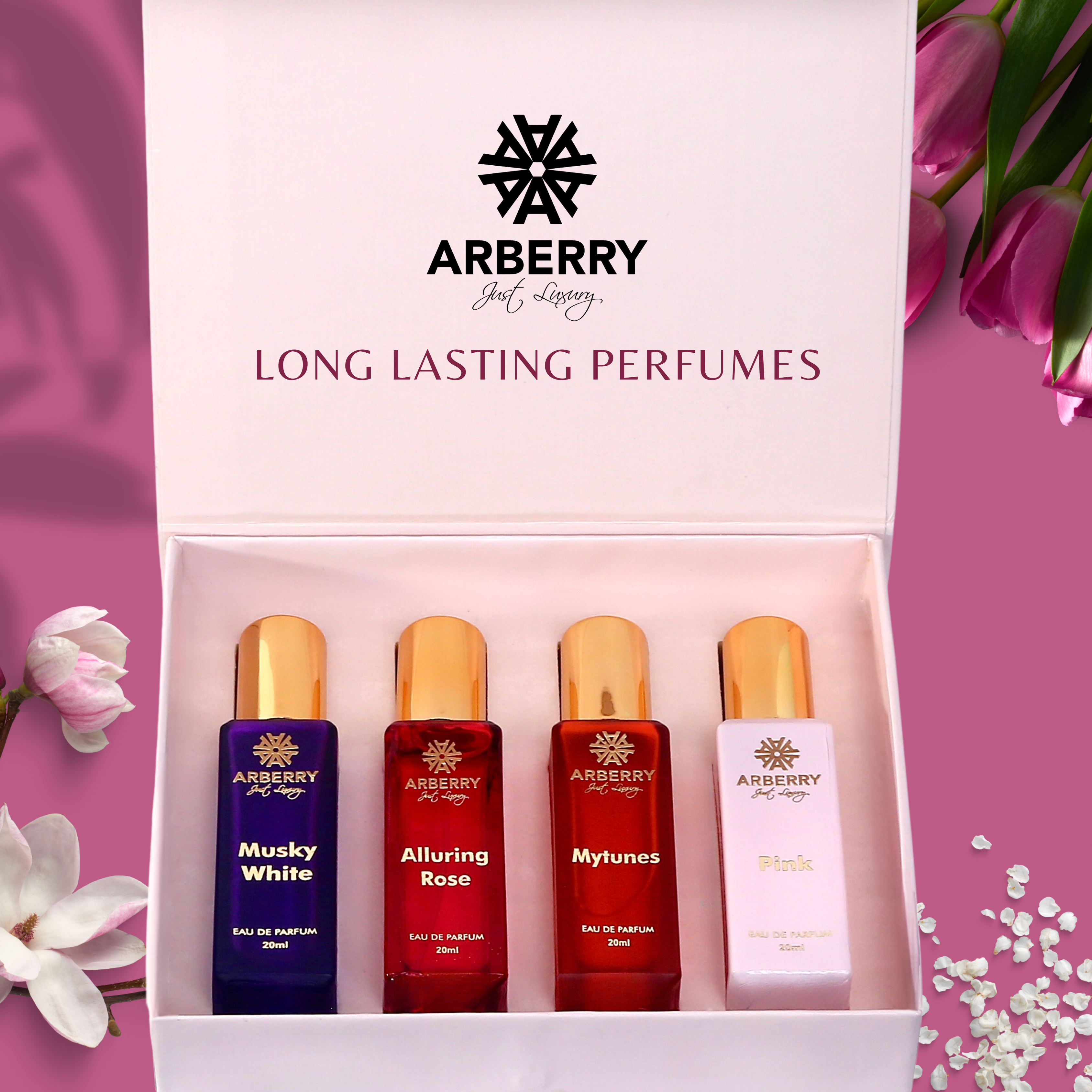 ARBERRY FRENCH LOVE 4X20ML COMBO UNISEX EDP 80ML